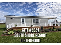 SITE #2061- WATERFRONT-SOUTH SHORE RESORT-38' X 12'-2027 NORTHLANDER REFLECTION, 2 BED