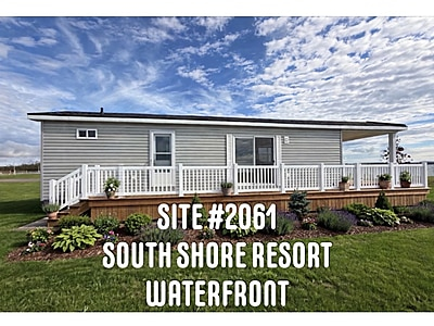 SITE #2061- WATERFRONT-SOUTH SHORE RESORT-38' X 12'-2027 NORTHLANDER REFLECTION, 2 BED