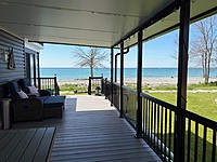 SITE #1079-NEW LISTING-2016 NORTHLANDER ESCAPE-12'x52'-WATERFRONT-PEBBLE BEACH-2 BED, QUAD BUNKS