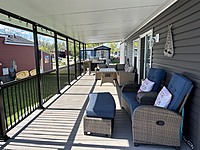 SITE #1079-NEW LISTING-2016 NORTHLANDER ESCAPE-12'x52'-WATERFRONT-PEBBLE BEACH-2 BED, QUAD BUNKS